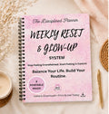Weekly Reset & Glow-Up Planner | Printable Planner Bundle | Habit Tracker, Routine Planner, Budget Sheet | Digital Download