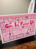 GIRL IM FU**ED UP DRINKING BOARD GAME